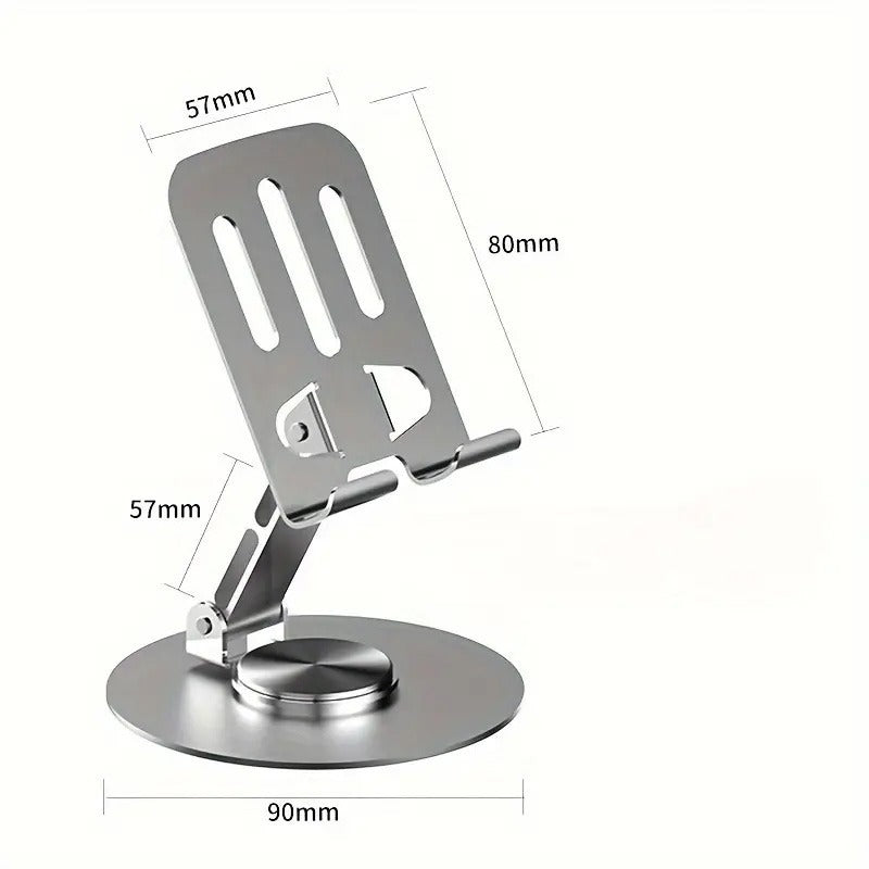 Adjustable Rotating Anti-Slip Metal Phone Stand